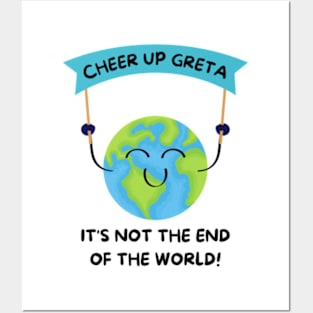 Funny Earth Day Greta Thunberg Posters and Art